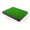 Dog Toilet Training Artificial Grass Mat Pet Cat Toilet Training Mat Dog Toilet Tray Lawn