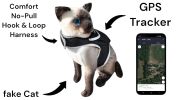 NEW Rechargeable Mini Cat Dog Tracker Collar Mount GSM GPS Pet Locator Size:L